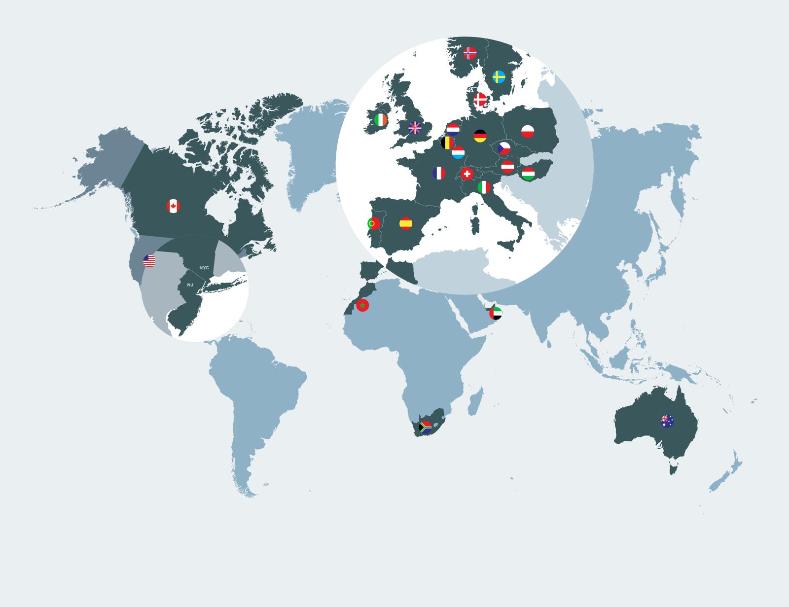world map